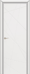 Дверь Граффити 5, ДГ, белая эмаль